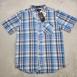 Gramicci Shirt Men Medium Blue Y2K Skater Streetwear Surf Original Freedom Adult